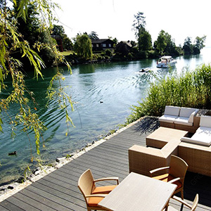 Терраса у воды фото от EcoDecking
