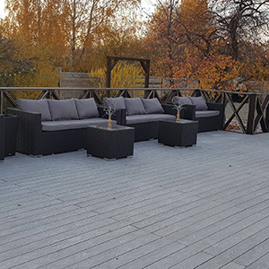 Террасное покрытие в общественных местах фото от EcoDecking